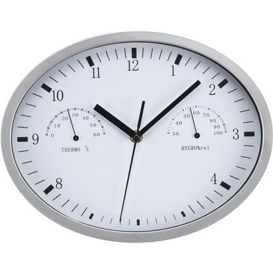 Produktabbildung Wanduhr mit Hygro- und Thermometer Wanduhr mit Hygro- und Thermometer