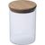 Dose aus Borosilikatglas mit Bambusdeckel, 700ml (Bild 1)
