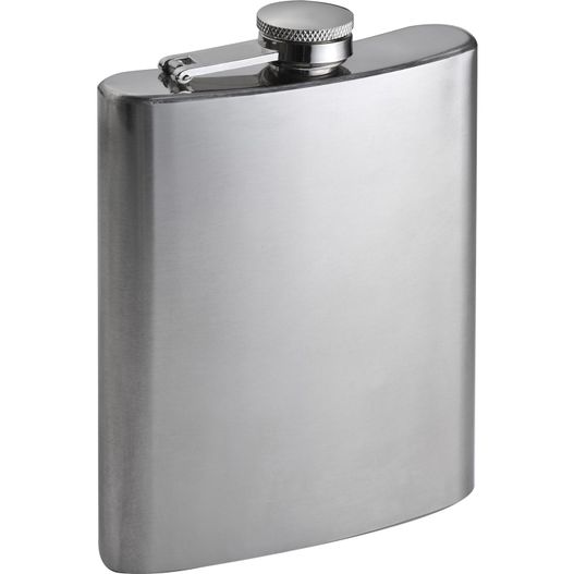 Produktabbildung Flachmann aus Edelstahl, 237ml Flachmann aus Edelstahl, 237ml (Bild 1)