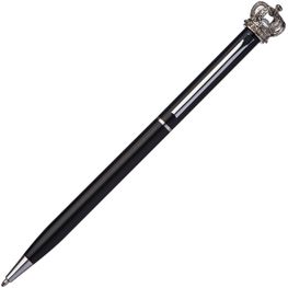 Kugelschreiber aus Metall mit Krone