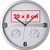 Wanduhr mit Hygro - und Thermometer, halbes Display bedruckbar (Bild 4)