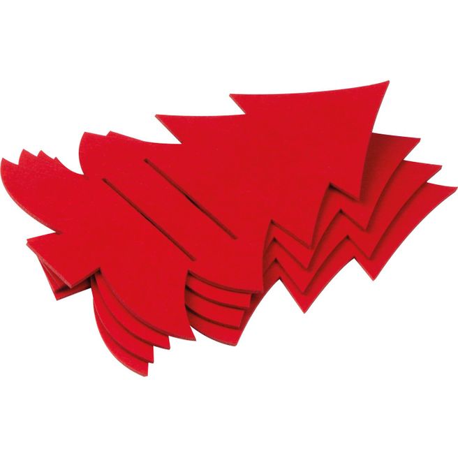 Bestecktasche in Christbaumoptik