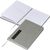 ein notizbuch mit einem stift und einer notizbuchabdeckung Notizbuch mit Steckfach A5 (Bild 3)