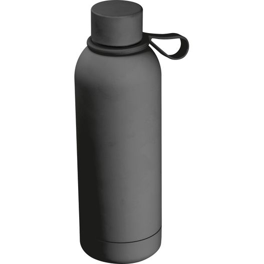 Gummierte Trinkflasche aus Edelstahl, 700ml (Bild 1)
