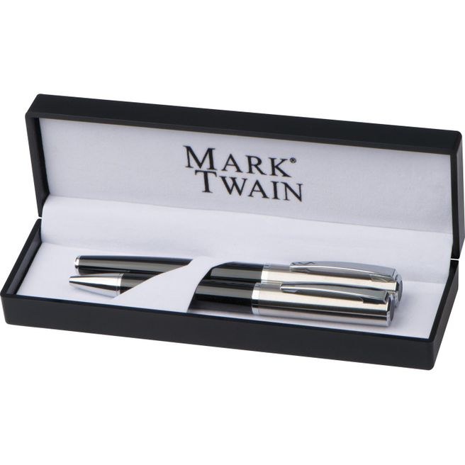Produktabbildung Mark Twain Schreibset Kugelschreiber und Rollerball Mark Twain Schreibset Kugelschreiber und Rollerball