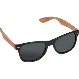 Produktabbildung Sonnenbrille mit Bügeln in Bambusoptik Sonnenbrille mit Bügeln in Bambusoptik