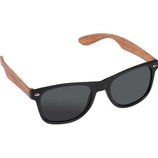 Produktabbildung Sonnenbrille mit Bügeln in Bambusoptik Sonnenbrille mit Bügeln in Bambusoptik (Bild 1)
