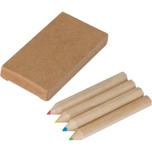 Set bestehend aus 4 Holzbuntstiften