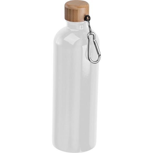 Edelstahltrinkflasche mit Karabiner, 750ml (Bild 1)