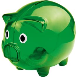 Transparentes Sparschwein