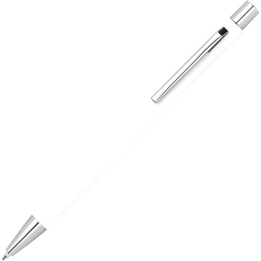 ein stift mit einer metallspitze auf einem weißen hintergrund Kugelschreiber schlank (Bild 1)