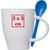 Tasse aus Porzellan mit Löffel, 250ml (Bild 3)