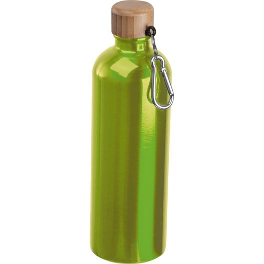 Edelstahltrinkflasche mit Karabiner, 750ml (Bild 1)
