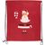 Gymbag aus Non Woven mit Weihnachtsmotiv (Bild 2)