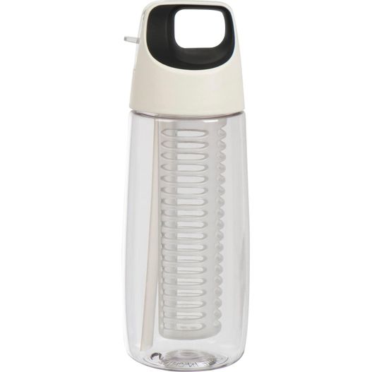 eine wasserflasche mit einem stroh darin Infuser Flasche (Bild 1)