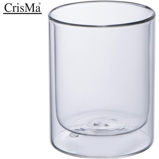 Produktabbildung CrisMa Doppelwandige Glastasse 330ml CrisMa Doppelwandige Glastasse 330ml (Bild 1)