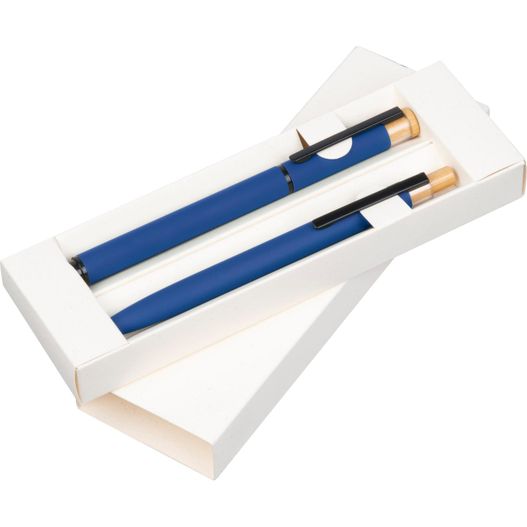Produktabbildung Schreibset mit Kugelschreiber und Rollerball aus recyceltem Aluminium Schreibset mit Kugelschreiber und Rollerball aus recyceltem Aluminium (Bild 1)