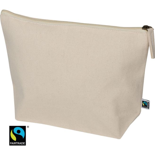 Fairtrade Kulturtasche aus Baumwolle