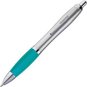 Kugelschreiber mit silbernem Schaft