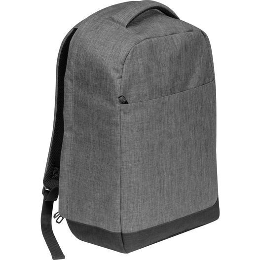 einen rucksack mit reißverschluss vorne Rucksack aus Polyester (Bild 1)