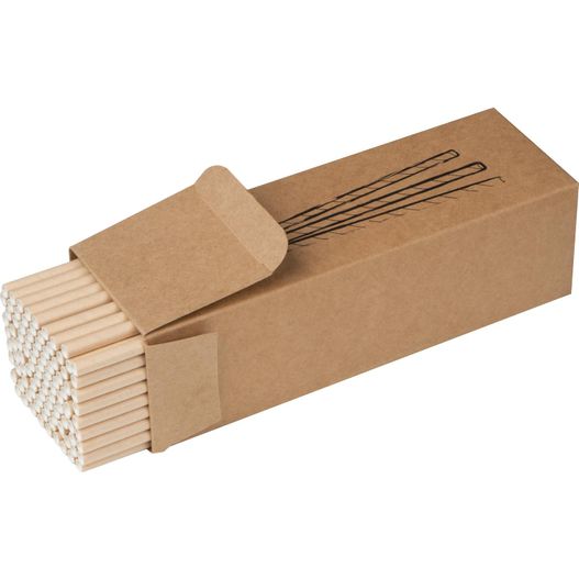 100er Set Trinkhalme aus Papier (Bild 1)