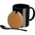 Keramiktasse mit Löffel und Bambusdeckel (Bild 3)
