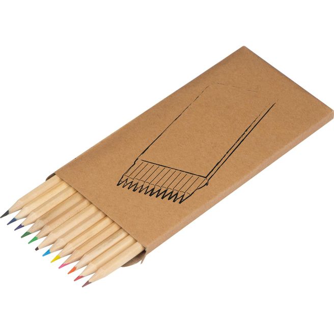 Produktabbildung 12 teiliges Buntstiftset 12 teiliges Buntstiftset