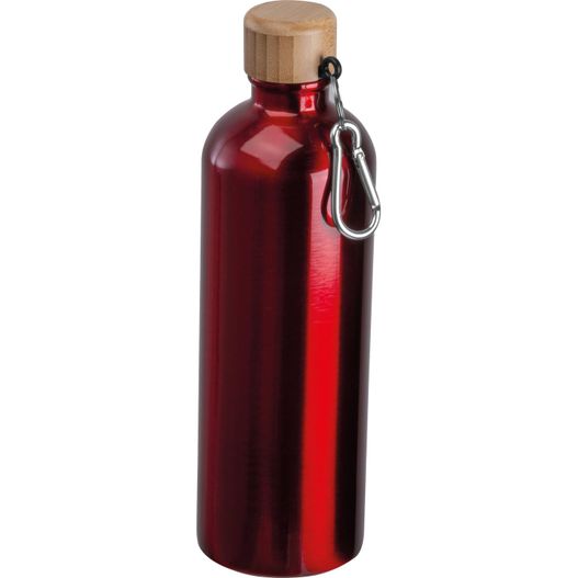 Produktabbildung Edelstahltrinkflasche mit Karabiner, 750ml Edelstahltrinkflasche mit Karabiner, 750ml (Bild 1)