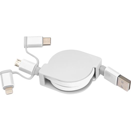 Ausziehbares Ladekabel 3in1 (Bild 1)