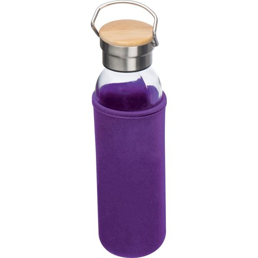Glasflasche mit Neoprenüberzug, 600ml (Bild 1)