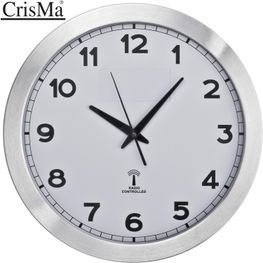 Funk Wanduhr aus Metall