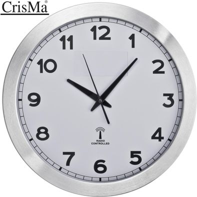 Funk Wanduhr aus Metall