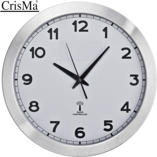 Produktabbildung Funk Wanduhr aus Metall Funk Wanduhr aus Metall (Bild 1)