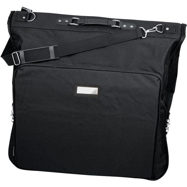 Kleidersack aus Polyester mit Metallschild