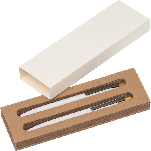 Produktabbildung Schreibset mit Kugelschreiber und Druckbleistift aus recyceltem Aluminium Schreibset mit Kugelschreiber und Druckbleistift aus recyceltem Aluminium (Bild 1)