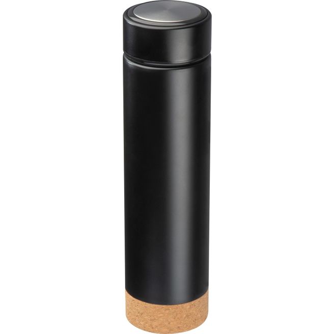 Produktabbildung Vakuum Edelstahlflasche mit Teesieb, 450ml Vakuum Edelstahlflasche mit Teesieb, 450ml
