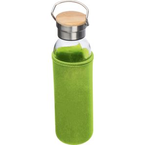 Glasflasche mit Neoprenüberzug, 600ml