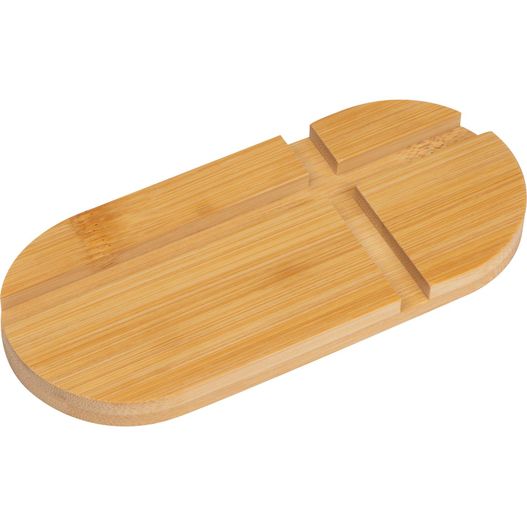 Tablet- und Smartphonehalter aus Bambus (Bild 1)