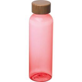 Produktabbildung Trinkflasche aus PET mit Bambusdeckel, 500ml Trinkflasche aus PET mit Bambusdeckel, 500ml
