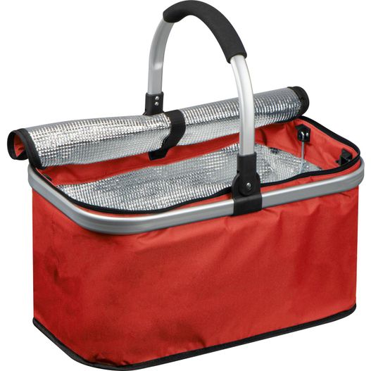 ein roter picknickkorb mit griff Einkaufskorb mit Kühlfach (Bild 1)