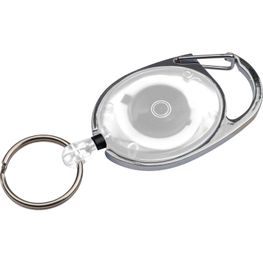 Schlüsselanhänger mit Karabiner und ausziehbarem Schlüsselring