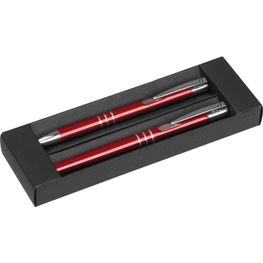 Produktabbildung Schreibset bestehend aus einem Kugelschreiber und einem Rollerball Schreibset bestehend aus einem Kugelschreiber und einem Rollerball