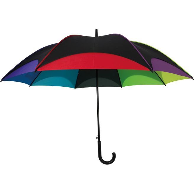Produktabbildung Automatik Regenschirm in Regenbogefarben Automatik Regenschirm in Regenbogefarben