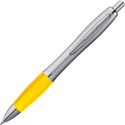 Produktabbildung Kugelschreiber mit silbernem Schaft Kugelschreiber mit silbernem Schaft (Bild 1)
