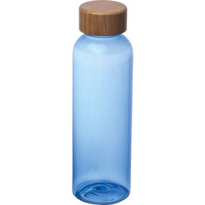 Trinkflasche aus PET mit Bambusdeckel, 500ml
