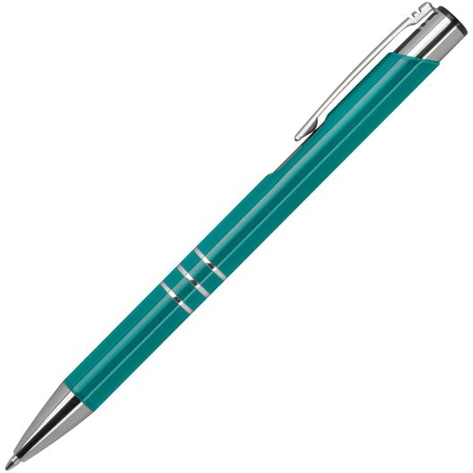 ein stift mit einem grünen körper und silberspitze Metall Kugelschreiber lackiert (Bild 1)