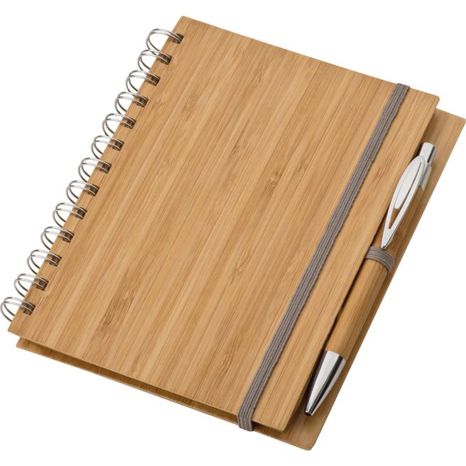 Notizbuch mit Bambuscover