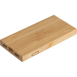 Produktabbildung Powerbank aus Bambus Powerbank aus Bambus