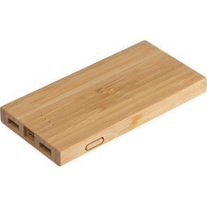 Powerbank aus Bambus