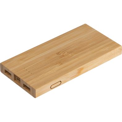 Produktabbildung Powerbank aus Bambus Powerbank aus Bambus